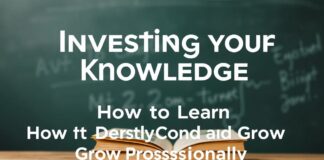 الاستثمار في المعرفة: كيف تتعلم باستمرار وتنمو مهنيًا Investing in Knowledge: How to Learn Continuously and Grow Professionally