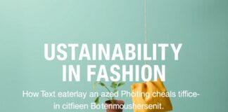 الاستدامة في الأزياء: كيف يمكن أن تكون أنيقًا مع الحفاظ على البيئة Sustainability in Fashion: How to Be Stylish While Protecting the Environment