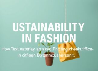 الاستدامة في الأزياء: كيف يمكن أن تكون أنيقًا مع الحفاظ على البيئة Sustainability in Fashion: How to Be Stylish While Protecting the Environment