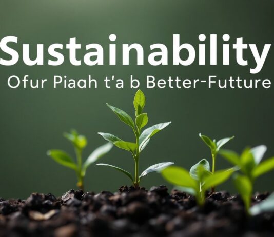 الاستدامة: طريقنا نحو مستقبل أفضل Sustainability: Our Path to a Better Future
