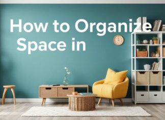 كيفية تنظيم المساحة في المنزل: نصائح عملية وفعالة How to Organize Space at Home: Practical and Effective Tips