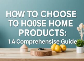 كيفية اختيار أفضل منتجات المنزل: دليل شامل How to Choose the Best Home Products: A Comprehensive Guide