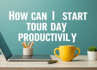 كيف أبدأ يومي بشكل منتج؟ نصائح حقيقية من شخص عادي How can I start my day productively? Real tips from an ordinary person.